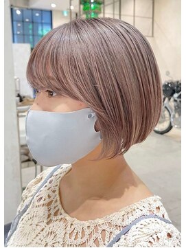 ディーン 栄店(DEAN) ミルクティーベージュダブルカラーインナーカラーケアブリーチ