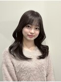 韓国風/レイヤー/くびれヘア/小顔カット