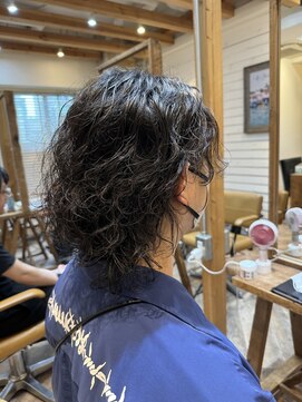ヘアリゾート バルボア アイランド(hair resort Balboa Island) ウルフ×強めパーマ