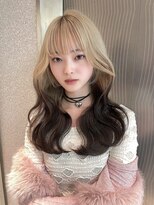天神美容室 【香月指名☆】ブリーチ×レイヤー×ルーツカラー×学割×天神