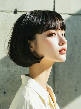 フレイムス ヘアアンドリラックス 大宮東口店(Frames) 耳掛けボブ