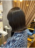 ボブルフ/ネビージュ/ワンレン/小顔/黒髪/髪質改善/錦糸町
