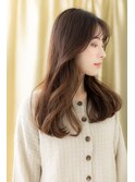 グレージュアッシュ韓国風巻きフェミニンロングZ川口30代40代
