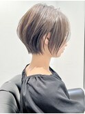 似合わせショート/フェザーショート/細めハイライト