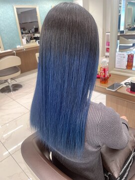 アッシュ 下北沢店(Ash) ナチュラルブルーグラデーション