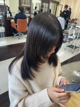 ウィーブ 成田店(Weve) イメチェン/ホワイトブロンド/外ハネボブ/美髪/縮毛矯正/