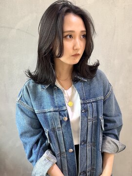 ヨーク(YOKE) 【YOKE】暗めカラー艶髪アッシュグレージュ縮毛矯正髪質改善