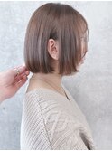 :顎ラインボブぱっつんボブ前下がりボブ軽めボブディ小顔ボブ