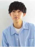 くせ毛風パーマ×地毛風暗髪カラー/爽やかモテ髪