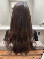 ナンバー 大分中央町店(N°)&nbsp;レイヤーカットフェミニンミディアムくびれスタイル艶感ブラウン