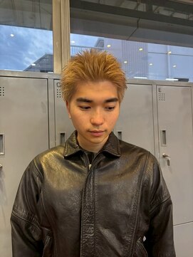 マザー メンズサロン 下北沢(MOTHER men's salon) ベージュ × スパイキーショート