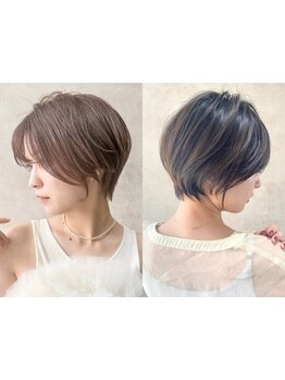 <mm単位でつくる>小顔見えショートで自然美を*[横浜/鶴ヶ峰/ショート/ボブ/髪質改善/オージュア/学割U24]