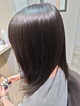 ジーナ 福岡藤崎(Zina) 縮毛矯正(ミディアムレングス)