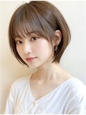 前下がりショートボブ