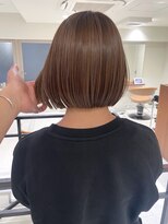 ヘアサロン リボーン(Hair salon Reborn)&nbsp;王子ボブ白髪ぼかしハイライトショートボブカット20代30代40代