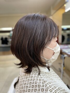 ビーワンヘアー 藤井寺 土師ノ里(B1hair) 外はねボブ