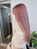  fit stand 千葉/ショートボブ/カット/パーマ/ダブルカラー/トリートメント/縮毛矯正&nbsp;イメチェン/ピンクベージュ/アンブレラカラー[千葉]