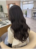 ロング×コテ巻き