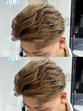 アリープパロット(ALEAP parrot) フェザーパーマ/フェザーショート/ブラウンカラー