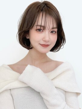 ゴカン バイ ジル ブラン 名古屋(Gokan by JIL BLAN) ハイライトバレイヤージュダブルカラーショートカット30代40代