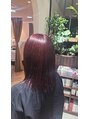 ヘアーザラブズラフズ オーガニカ 北九州(HAIR THE LOVES LAUGHS ORGANICA)&nbsp;ブリーチなしのダブルカラーで作るレッドブラウン