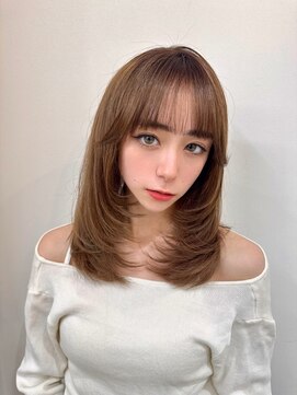 ディーバ 横浜(D.I.E.V.A) 20代30代40代大人可愛い艶髪ナチュラルブラウン韓国小顔レイヤー