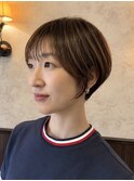 ●杉浦ショート/白髪前髪/ショートボブ/20代30代40代50代/銀座7