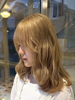 ヲタク(wotaku.)&nbsp;ベージュカラーダブルカラーブリーチハイトーンブラウンベージュ