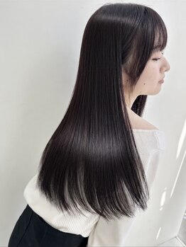 マッシュ(MASHU)の写真/《梅雨に向けて最高のまとまりを》【リピート率95%以上☆髪質改善ストレート】毛先まで1日中上質な艶髪♪