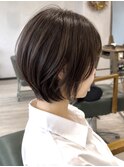 【似合わせカット】10代20代30代40代50代　丸みショートカット