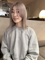 ロウROW)&nbsp;ワンブリーチで作るホワイトベージュ