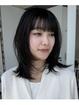 ビュートリアム 七里ヶ浜(BEAUTRIUM)&nbsp;ミディアムレイヤー/ レイヤー/顔まわりカット/大人女子ヘア