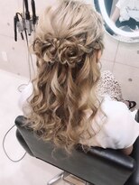 クラン 梅田店(clan) おはなハーフアップ