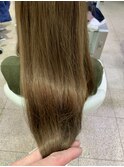ハイライト☆カーキグレージュ　髪質改善　アヴェダ　担当　高橋