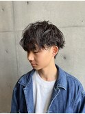 メンズツイストスパイラルパーマ