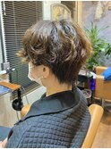 襟足すっきり耳掛けショート×コスメパーマ【LODAT横浜】