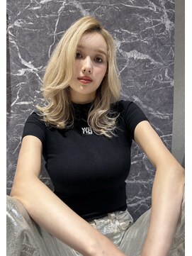 プエンテ(PUENTE) ミディアム×シルバーベージュ