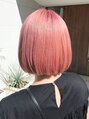 アントワープヘアー(Antwerp hair) ピンク×丸みボブ