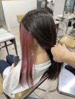アジールヘア 所沢プロペ通り店(agir hair)&nbsp;インナーピンクレイヤーカットロング所沢入間飯能