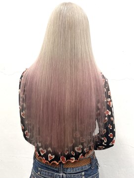 ココ 原宿(KOKO) 黒髪小顔クラゲヘアーオリーブグレーココアベージュピンク