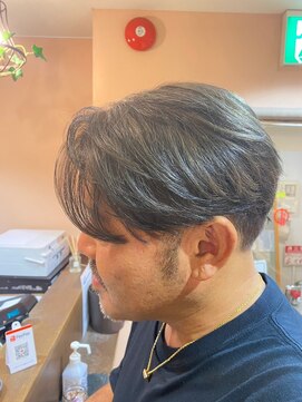 インパークス 草加店(INPARKS) アッシュグレー×刈り上げ