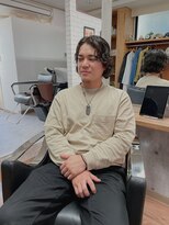 シンバイアドゥーノ(SHIN by adn)&nbsp;ワンレンパーマ