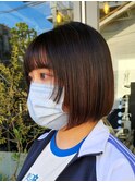 【SHARON原宿】顎ラインボブ×姫カット