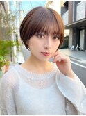 最新トレンド　ショート　say.重政　縮毛矯正　ブリーチ　ボブ