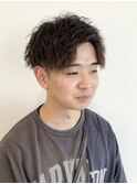 ツイストスパイラルアップバング
