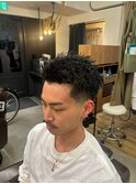 ツイストローフェードスペインカールニュアンスパーマ韓国パーマ