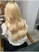 ◎ブロンドプルエクステ