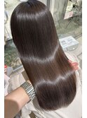 縮毛矯正×小顔
