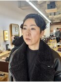 くせ毛を活かした刈り上げショート