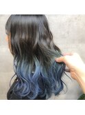 ブルーカラーのグラデーションスタイル【岸雄一】
